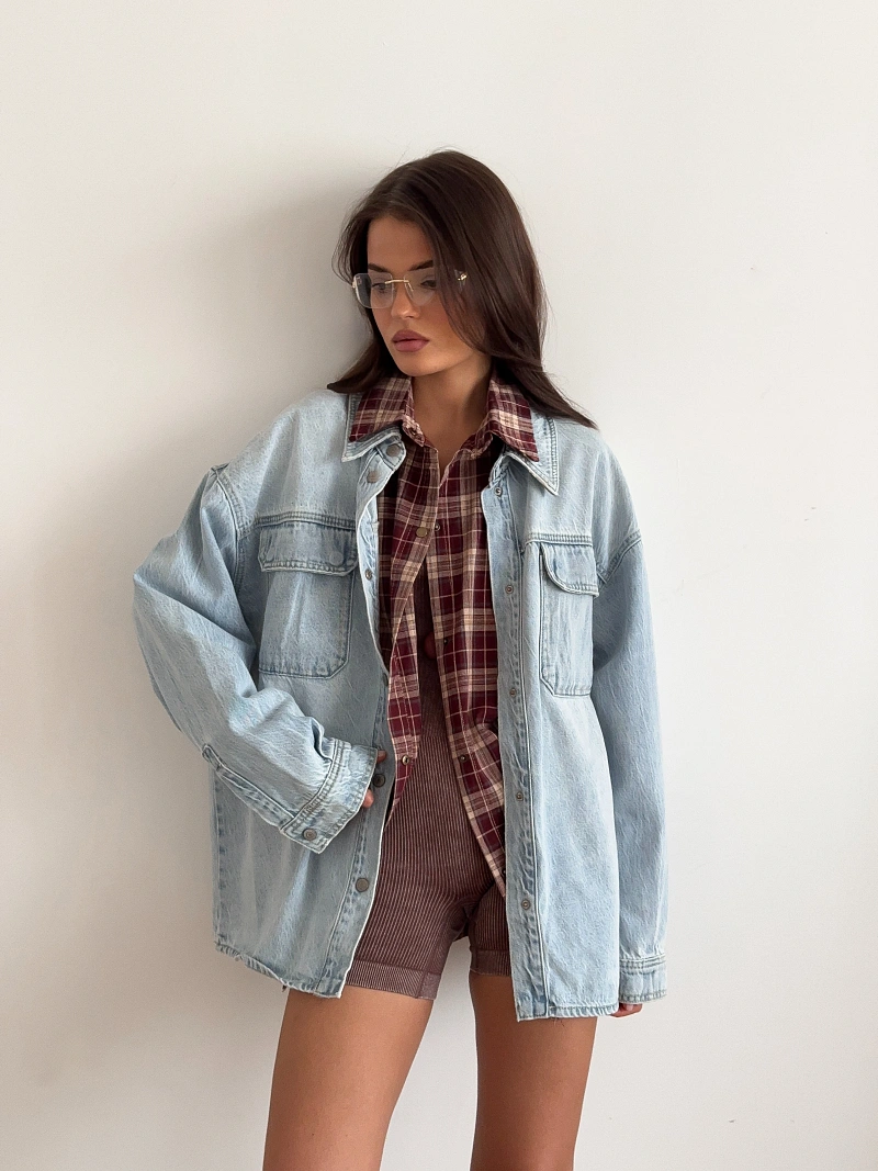 Рубашка с лиоцеллом и хлопком