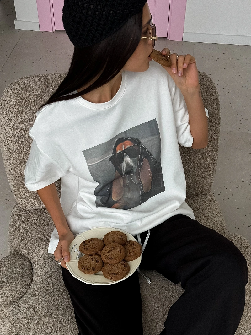 Футболка с принтом