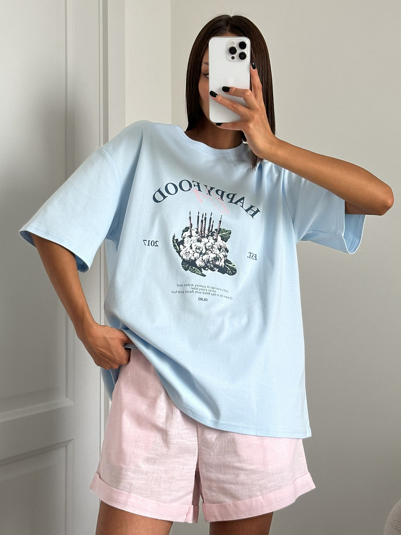 Футболка с принтом