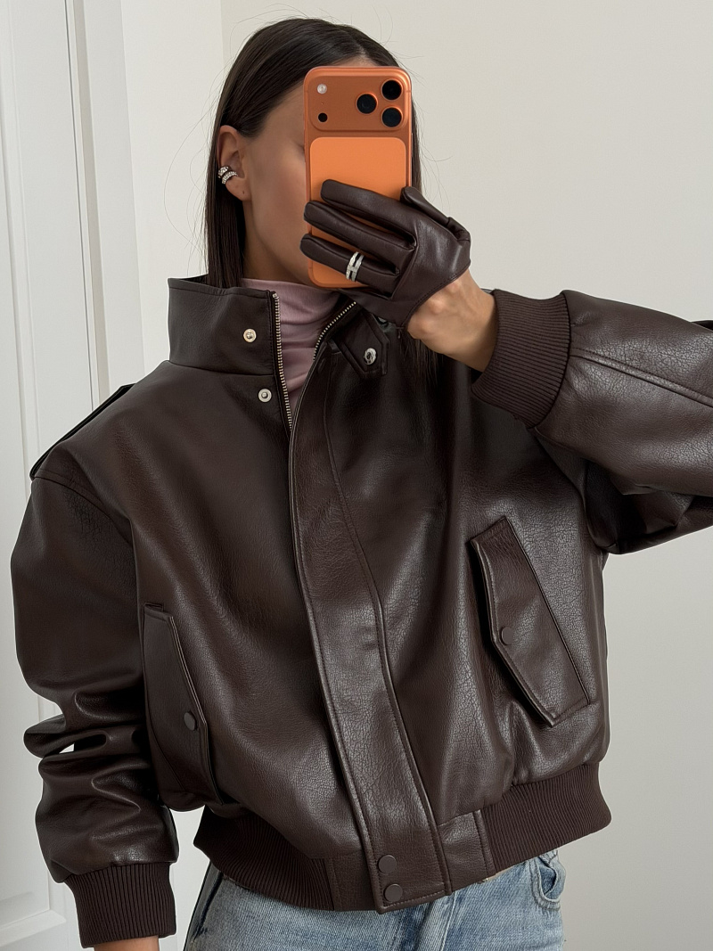 Куртка из эко-кожи